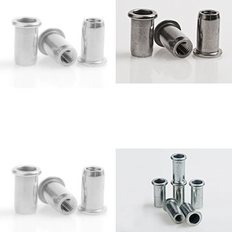 鋁質 鋼質 不（bú）鏽鋼 PolyGrip 鉚螺母 