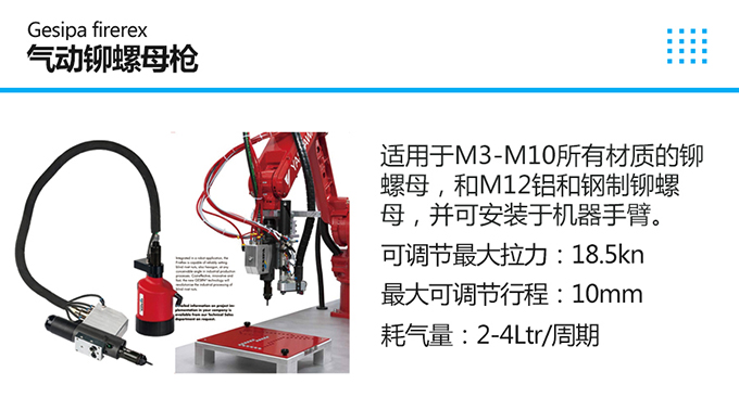 FireRex Gesipa氣動液壓鉚螺母槍